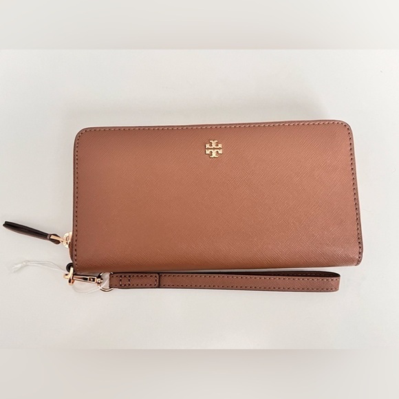 Tory Burch Handbags - TORY BURCH EMERSON WALLLET /wristelet - moose